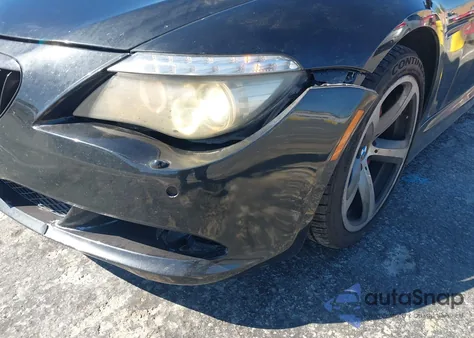 2008 BMW 650I из США, поврежденный, VIN WBAEB53578CX61989